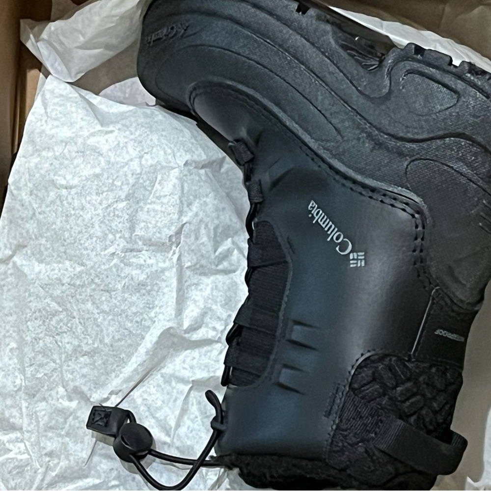 Columbia Black Insulated Snow Boots